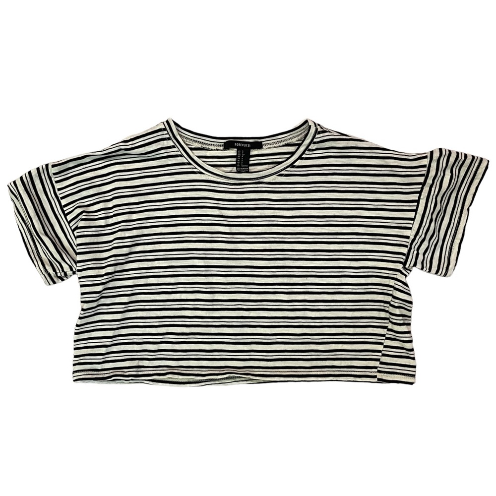 Striped crop top